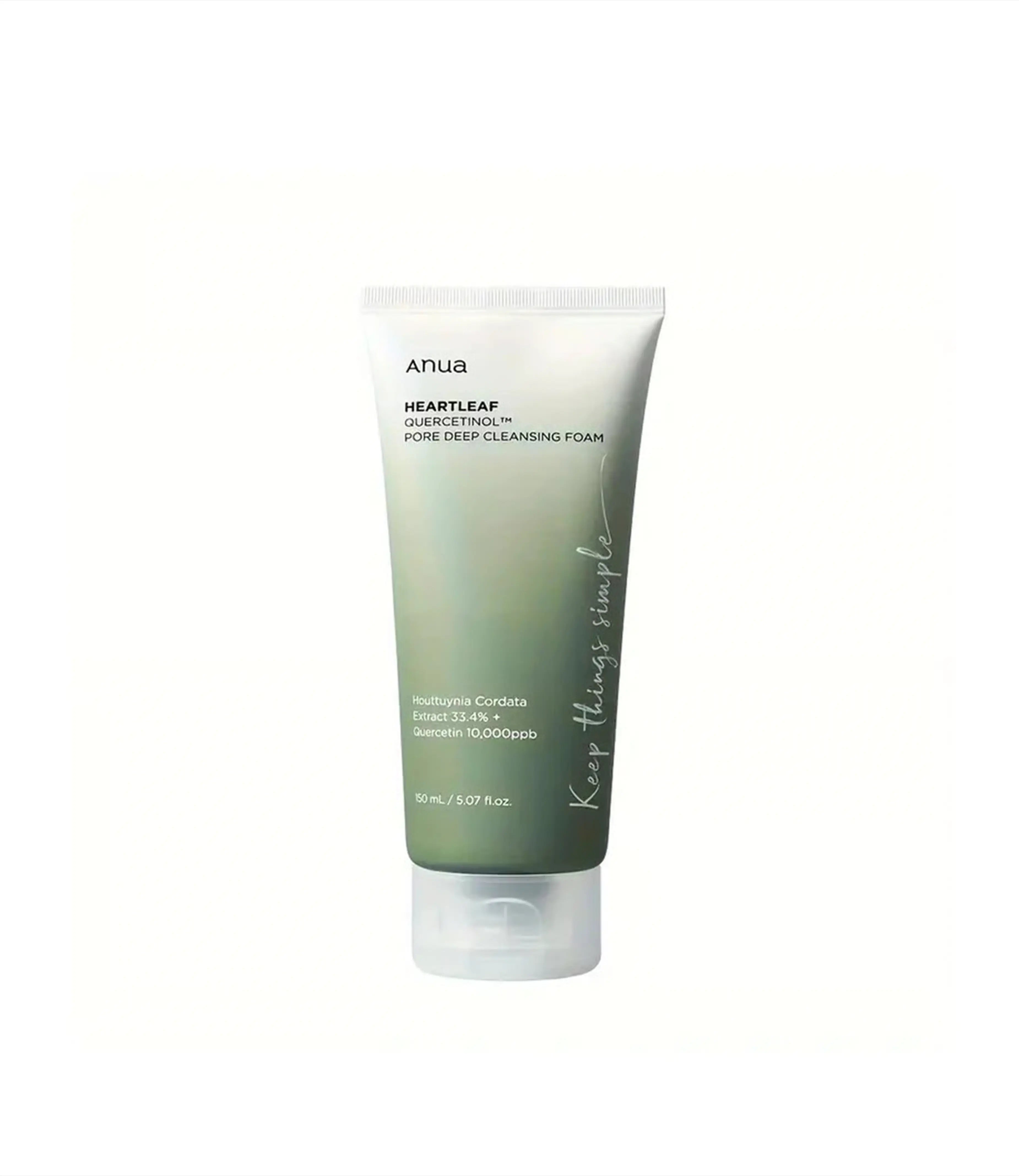 ANUA HEARTLEAF QUERCETINOL CLEANSING FOAM 150ML ANUA