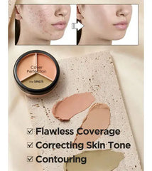 The SAEM Cover Perfection Triple Pot Concealer The Saem