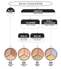 The SAEM Cover Perfection Triple Pot Concealer The Saem