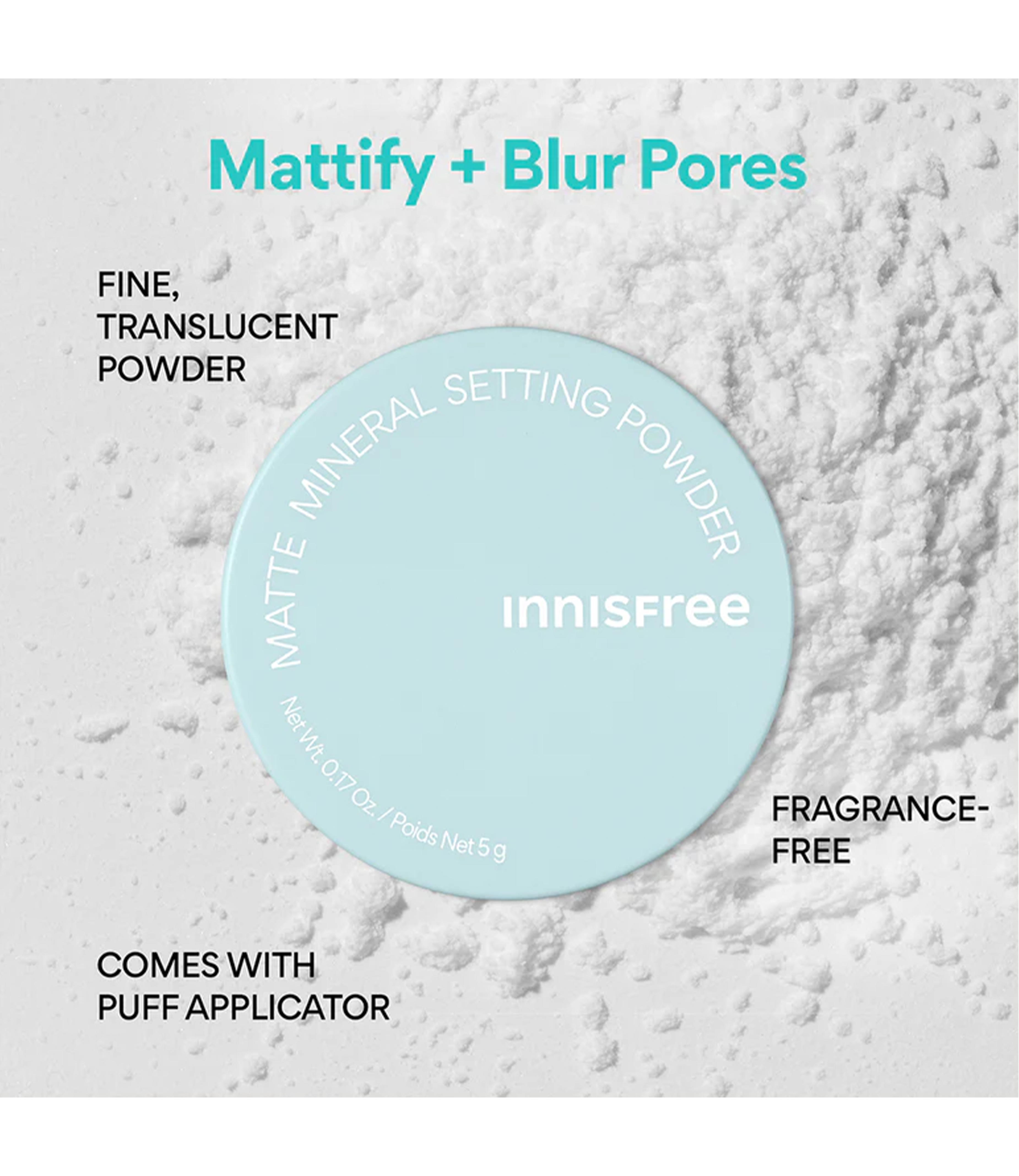 Innisfree No sebum mineral powder 5g