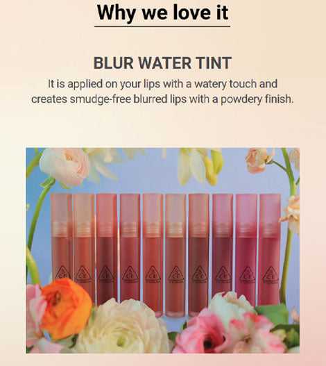 3CE Blur Water Tint - 4.6g