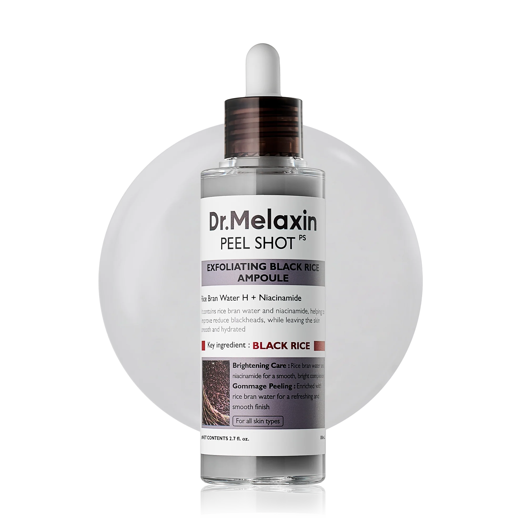 Dr.Melaxin Peel Shot Glow Black Rice Ampoule Dr.Melaxin