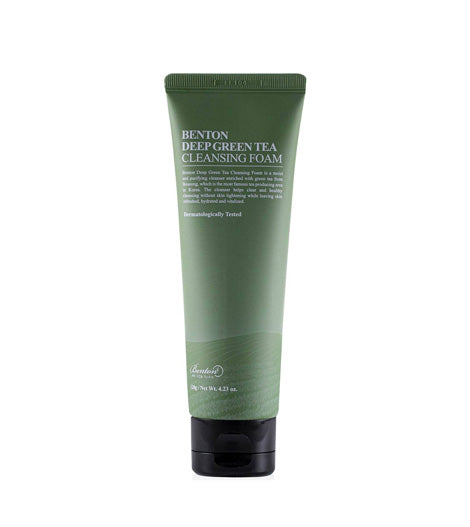 Benton Deep Green Tea Cleansing Foam 120g