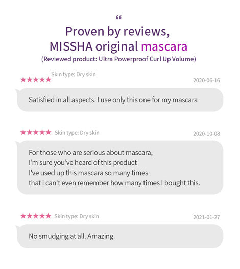 MISSHA Ultra Powerproof Thin Mascara #Curl Up Longlash 9g