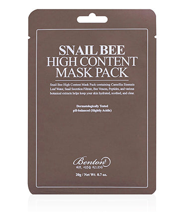 Benton Snail Bee High Content Mask Pack 1ea