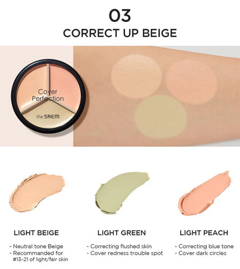 The SAEM Cover Perfection Triple Pot Concealer